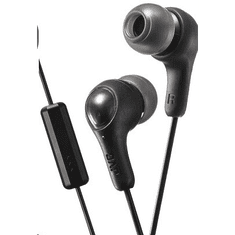 JVC HA-FX7M-B Gumy Plus sorozatú utcai mikrofonos fülhallgató fekete (HA-FX7M-B)