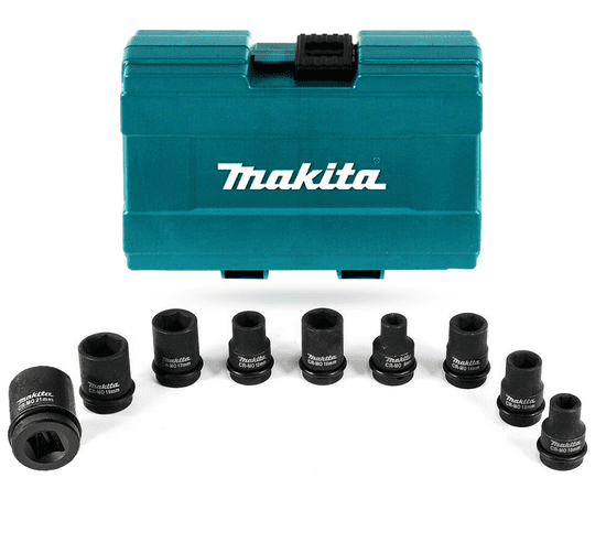 Makita 9 darabos ütvecsavaros dugókulcs-készlet 1/2' B-66232