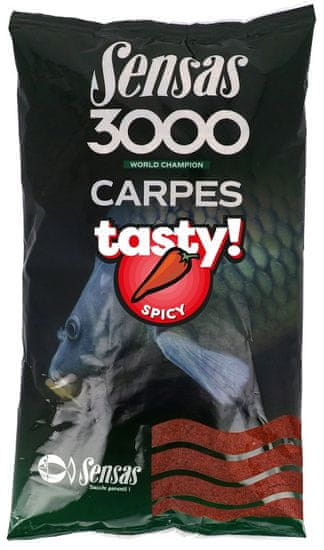 Sensas Etetőanyag 3000 Carp Tasty Spicy 1kg