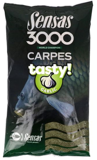 Sensas Etetőanyag 3000 Carp Tasty Garlic 1kg