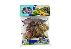 Lean-toys Dinoszauruszok 6 darabos állatos készlet táskában