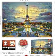 EDUCA Eiffel-torony puzzle 500 darabos puzzle