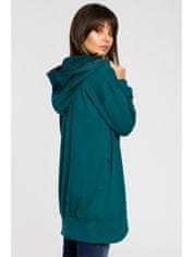 BeWear Női hosszú pulóver Lirohn B054 zöld XXL/3XL