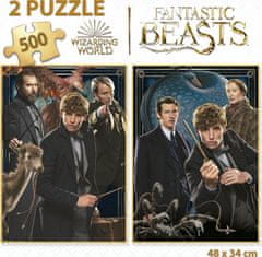 EDUCA Puzzle Fantasztikus állatok 2x500 db