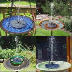 Vixson Napelemes csobogó, kerti szökőkút, nagyszerű kerti dekoráció, napelemes kerti szivattyú ( 2 darab) | SOLAR FOUNTAIN