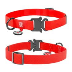 WAUDOG Vízálló piros nyakörv 35-58cm, szélesség: 25mm Piros