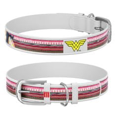 WAUDOG Bőrnyakörv Wonderwoman DC COMICS fehér 29-38 cm, szélesség: 20 mm fehér