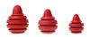 Tömör természetes gumiból készült játéklabda BARKER Piros