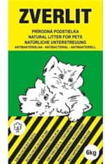 Zverlit Természetes illatmentes alom macskáknak 6 kg - zöld