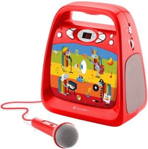 szép lejátszó gogen deco karaoke mikrofon usb bemenet bluetooth fejhallgató kimenet cd meghajtó