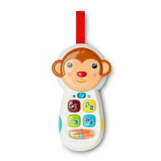 TOYZ Gyermek oktató játék telefon majom