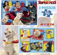EDUCA Puzzle DC League of Super Pets 2x100 darabos puzzle DC League of Super Pets