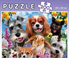 EDUCA Puzzle Selfie Pet Parade 200 darab