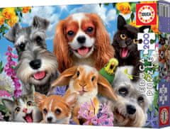 EDUCA Puzzle Selfie Pet Parade 200 darab