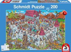 Schmidt Puzzle A lovagi kastély látképe 200 darab