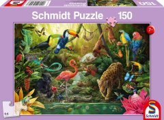 Schmidt Dzsungel lakói Puzzle 150 darab