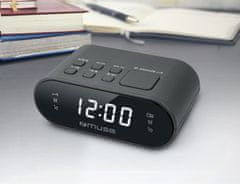 Muse M-10 CR órásrádió, digitális FM rádió, 2 ébresztési időpont lehetőség - fekete