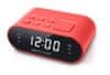 M-10 RED órásrádió, digitális FM rádió, 2 ébresztési időpont lehetőség - piros