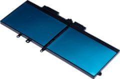 T6 power Akkumulátor Dell Latitude 5480 készülékhez, Li-Poly, 7,6 V, 8950 mAh (68 Wh), fekete