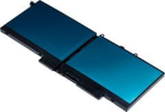 T6 power Akkumulátor Dell Latitude 5280 készülékhez, Li-Poly, 7,6 V, 8950 mAh (68 Wh), fekete
