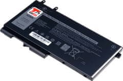 T6 power Akkumulátor Dell Latitude 15 5510 készülékhez, Li-Poly, 11,4 V, 3680 mAh (42 Wh), fekete