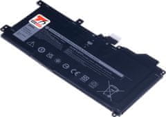 T6 power Akkumulátor Dell Latitude 12 7200 2in1 készülékhez, Li-Poly, 7,6 V, 5000 mAh (38 Wh), fekete