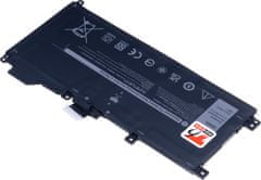 T6 power Akkumulátor Dell Latitude 12 7200 2in1 készülékhez, Li-Poly, 7,6 V, 5000 mAh (38 Wh), fekete