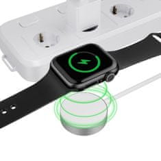 Tech-protect Ultraboost USB-C mágneses töltő Apple Watch 1.2m, fehér