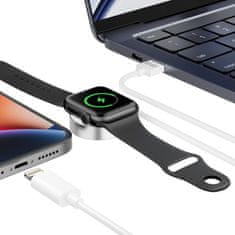 Tech-protect Ultraboost USB mágneses töltő Apple Watch + Lightning 1.5m, fehér