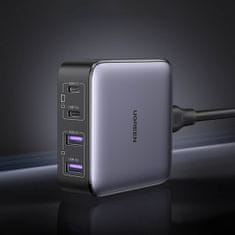 Ugreen CD327 GaN hálózati töltő 2x USB / 2x USB-C 65W, szürke