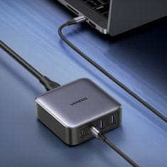 Ugreen CD327 GaN hálózati töltő 2x USB / 2x USB-C 65W, szürke