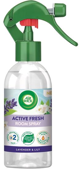 Air wick Active Fresh légfrissítő spray - Levendula és liliom, 237 ml