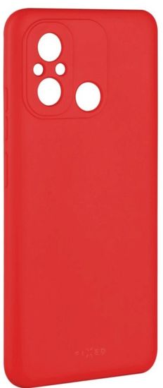 FIXED Story gumírozott hátlapi védőtok Xiaomi Redmi 12C számára FIXST-1088-RD, piros