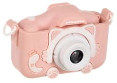Kruzzel 22296 Gyermek digitális fényképezőgép 32 GB rózsaszín