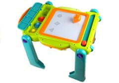 Lean-toys 3 az 1-ben Push Table Pendulum inga inga kisgyermekeknek játék világít fel
