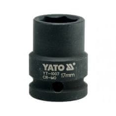 YATO 1/2" hatszögletű ütvecsapó hüvely 17 mm CrMo