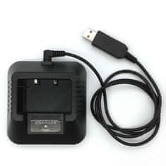 Baofeng Töltő USB kábellel a UV-5R adóvevőkhöz