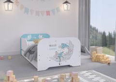 Wooden Toys MIKI gyerekágy 140x70cm ajándék matraccal, ágyneműtartó nélkül - álomszuszék