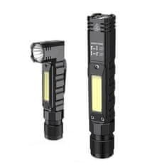 SupFire Supfire G19 kombinált LED-es zseblámpa és LED-es fejlámpa 500lm, USB, Li-ion