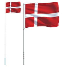 shumee alumínium dán zászló és rúd 5,55 m