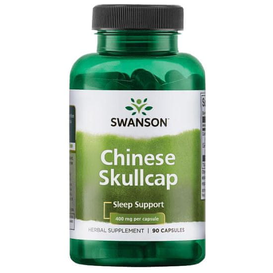 Swanson Full Spectrum Chinese Skullcap, 400mg, 90 kapszula