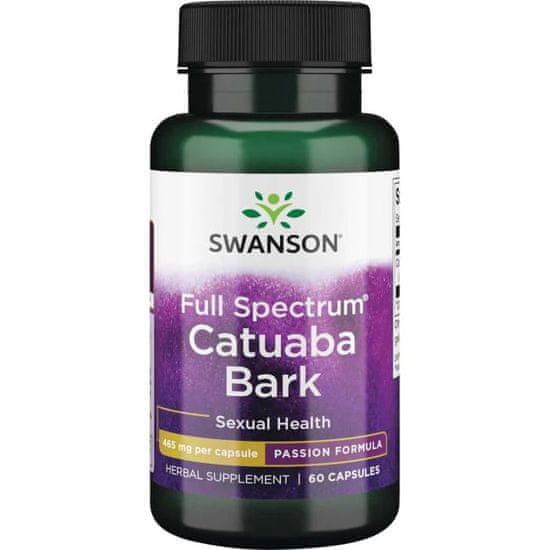 Swanson Catuaba Bark (Katuaba), 465 mg 60 kapszula
