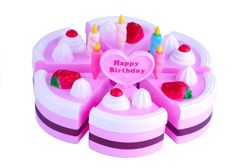 Lean-toys Nagy születésnapi torta szolgáltatási készlet 32 darab