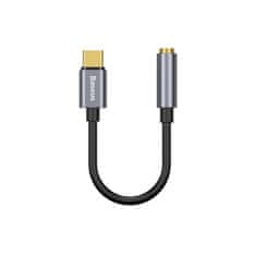 BASEUS CATL54-0G kábel reduktor USB-C 3,5 mm-es audio csatlakozó L54 (női) mélyszürke