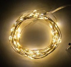 Linder Exclusiv Karácsonyi lánc elemmel 80 LED Meleg fehér