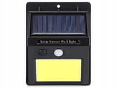 Verk 01391 Solární venkovní 48 LED COB osvětlení s pohybovým senzorem