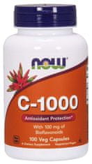 NOW Foods C-1000 vitamin bioflavonoidokkal, 100 db növényi kapszula