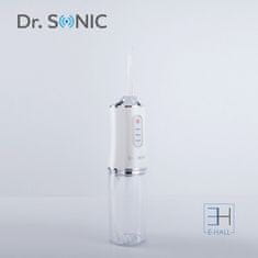 Dr. SONIC Akkumulátoros szájzuhany 3 fokozattal, 4 különböző fúvókával, fehér