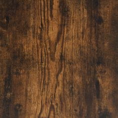 Vidaxl 6 szintes füstölt tölgyszínű szerelt fa pékállvány 90x40x180cm 834222