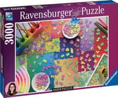 Ravensburger Puzzle Karen: Rejtvény 3000 darabból álló puzzle felett